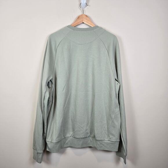 Nike Men's Size L Dri-FIT Primary Fleece UV Crewneck Sweatshirt Jade Horizon42 - Picture 3 of 3